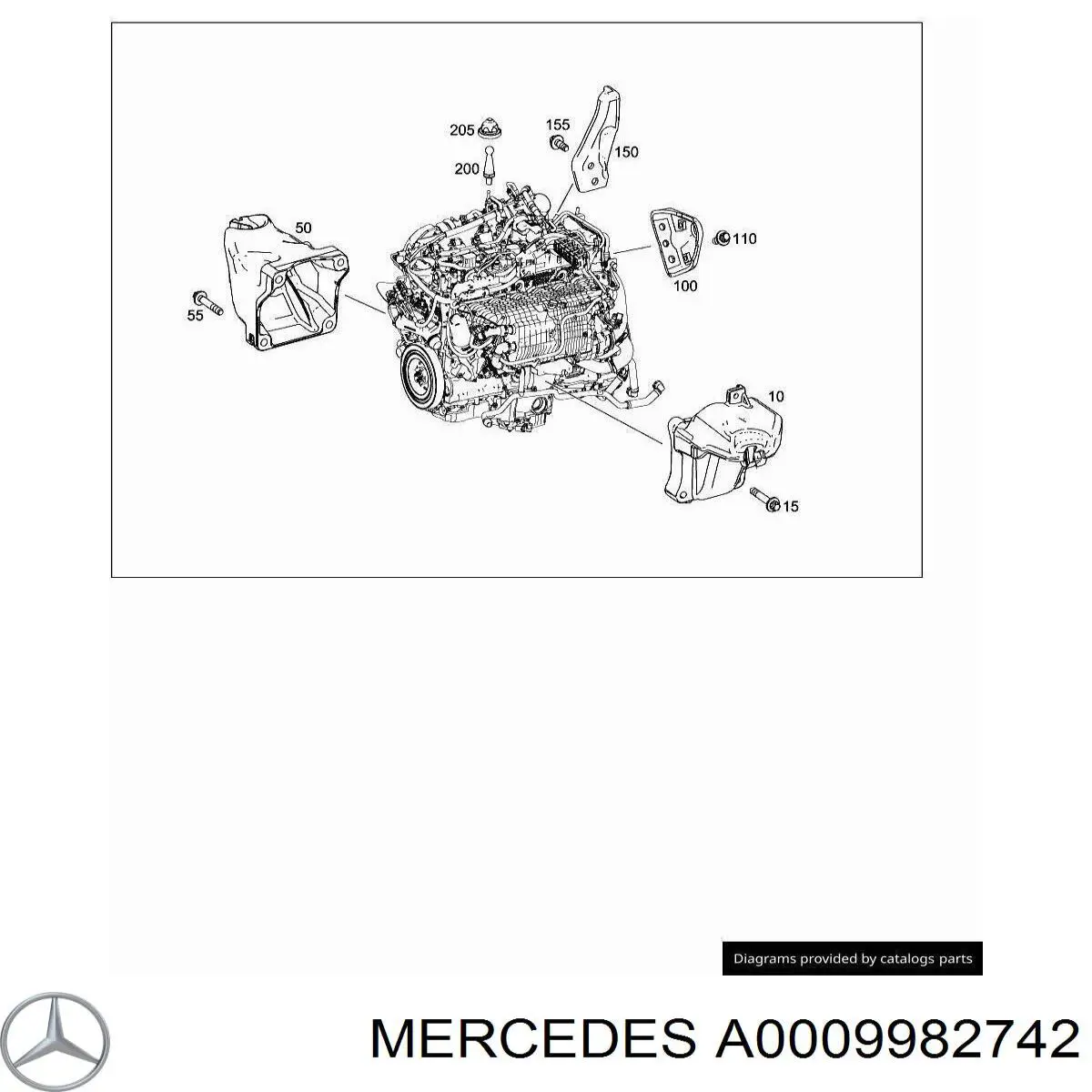  Mercedes A0009982742 preço, a partir de 7,42 USD