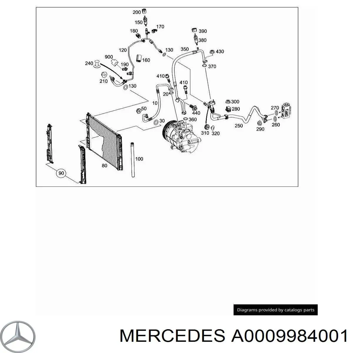A0009984001 Mercedes 