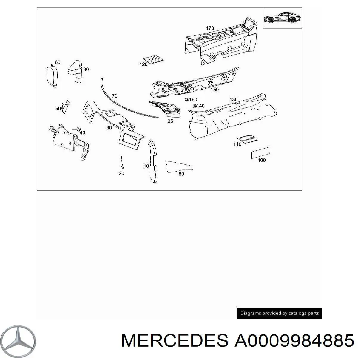  Mercedes A0019889581 preço, a partir de 4,77 USD
