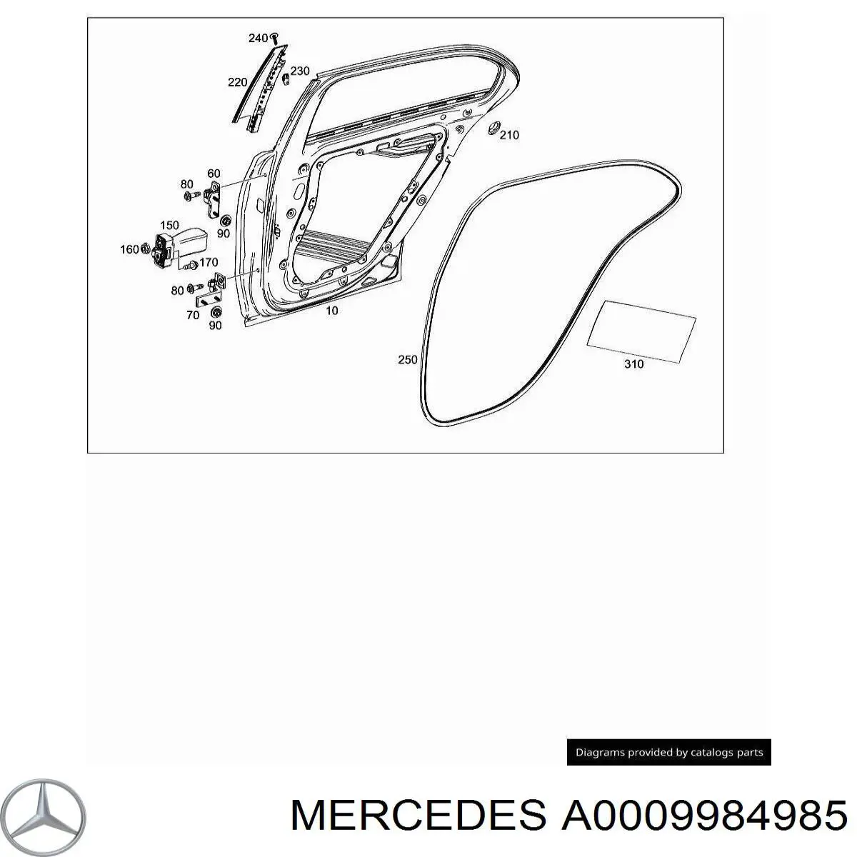  Mercedes A0009984985 preço, a partir de 6,85 USD