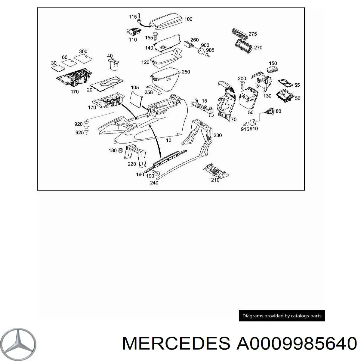 A0009985640 Mercedes 