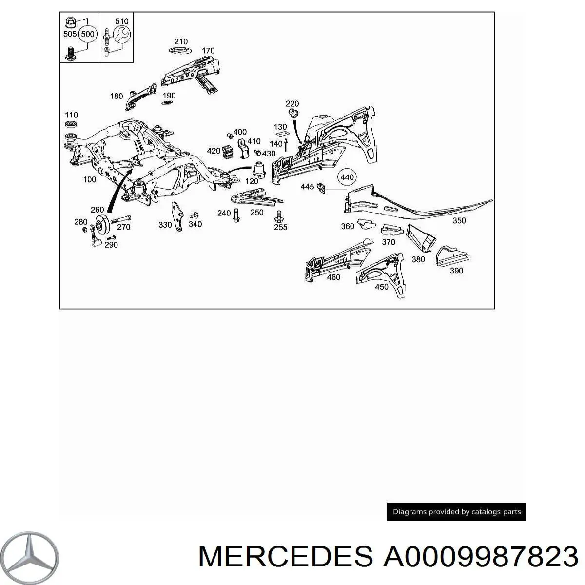 A0009987823 Mercedes 