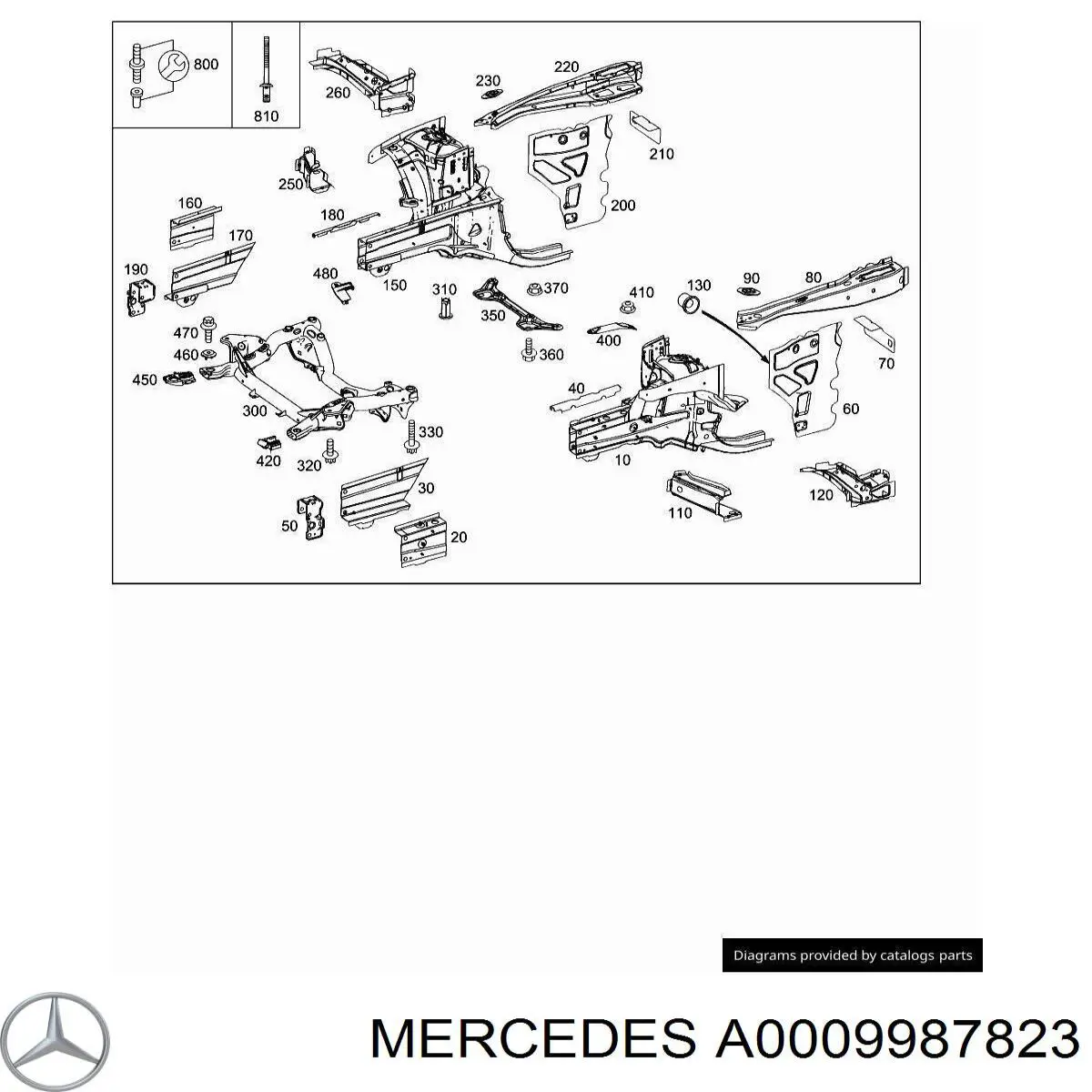 Mercedes A0009987823 preço, a partir de 2,12 USD
