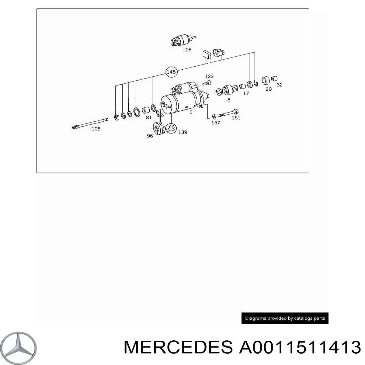 A0011511413 Mercedes 