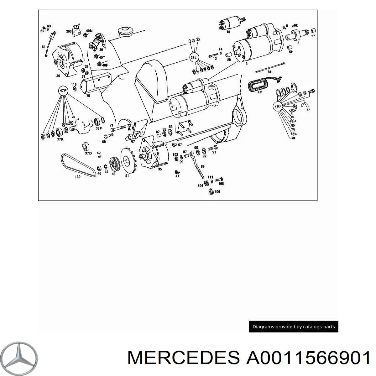 A0011567001 Mercedes 