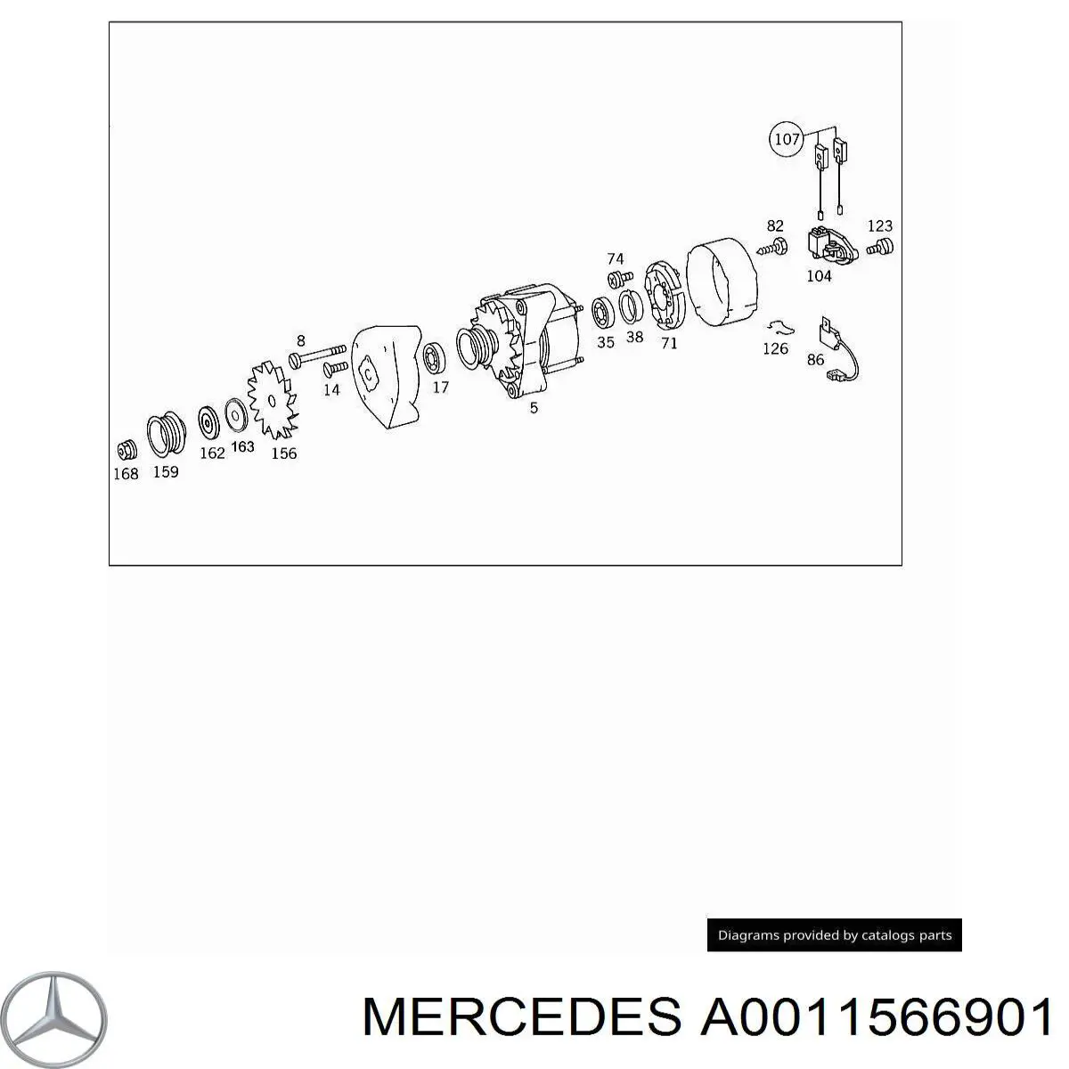  Mercedes A0011567001 preço, a partir de 29,92 USD