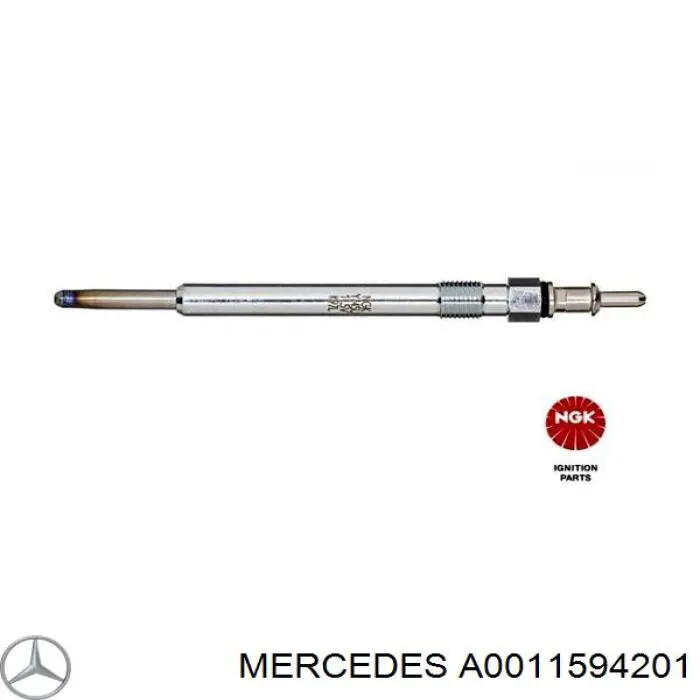 Vela de incandescência Mercedes A0011594201 preço, a partir de 20,35 USD
