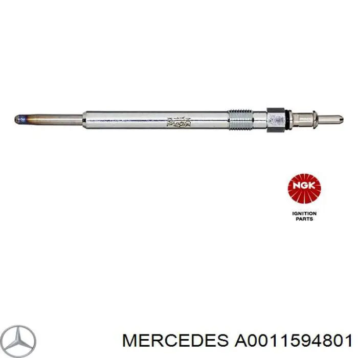 Vela de incandescência Mercedes A0011594801 preço, a partir de 17,67 USD