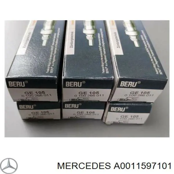 A0011597101 Mercedes Vela de incandescência