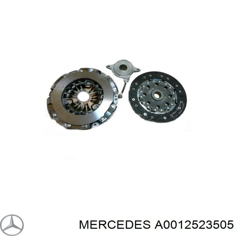 A0012523505 Mercedes Kit de embraiagem (3 peças)
