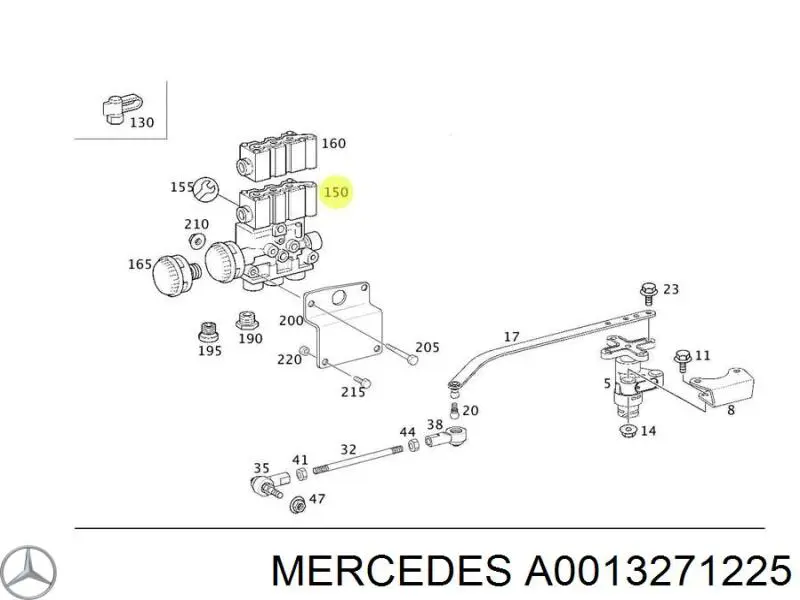 0013271225 Mercedes 