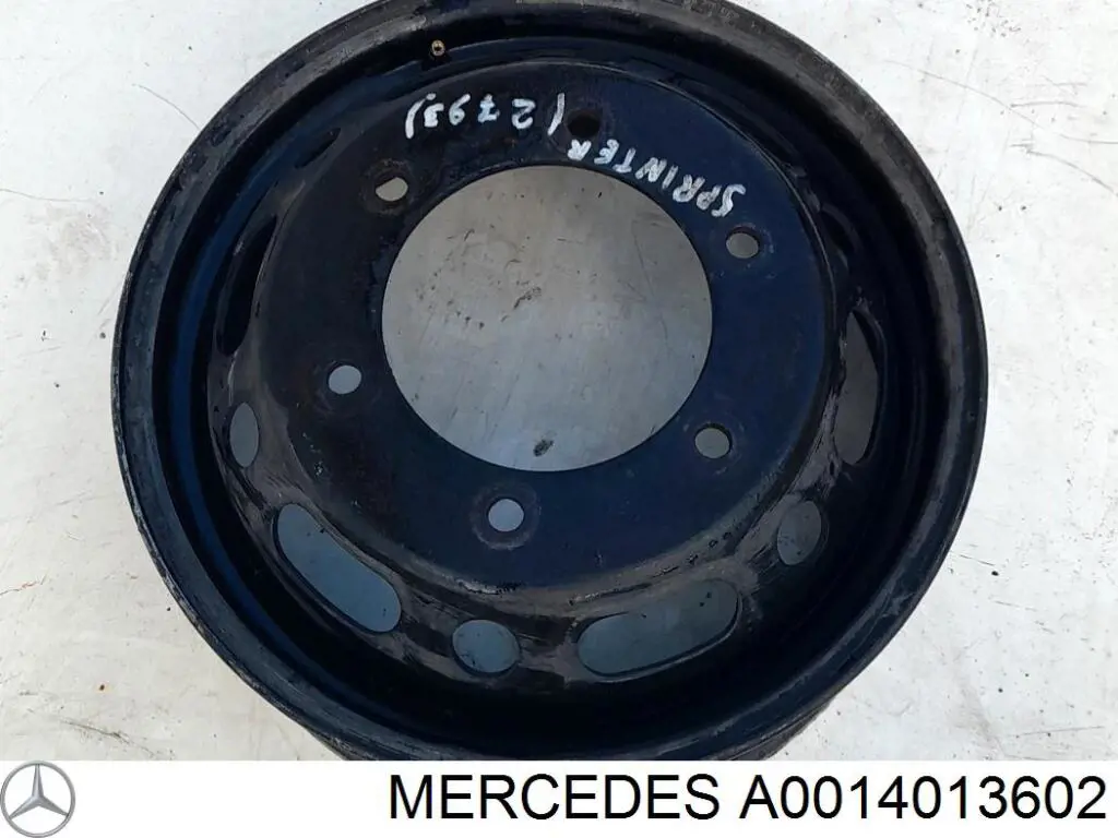 Compre A0014013602 Mercedes Discos de roda de aço (estampados)