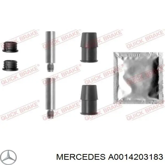 A0014203183 Mercedes Suporte do freio dianteiro esquerdo