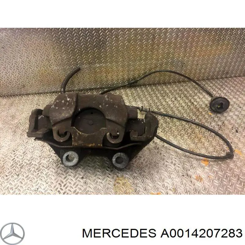 A0014207283 Mercedes Suporte do freio traseiro direito