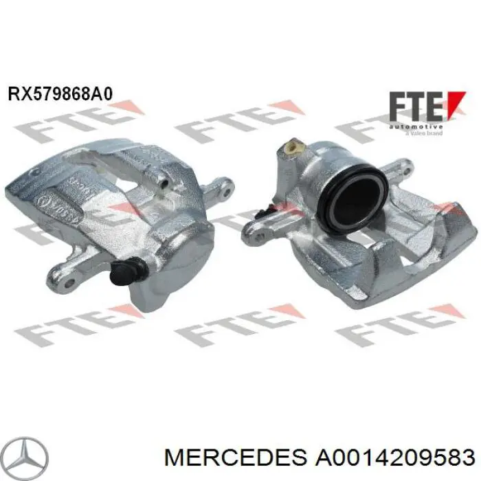 Suporte do freio dianteiro direito Mercedes A0014209583 preço, a partir de 64,16 USD