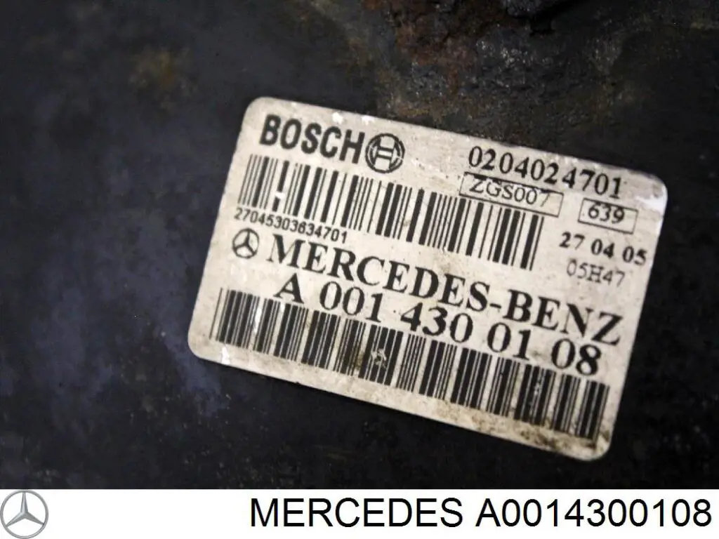 Reforçador dos freios a vácuo Mercedes 0014300108 preço, a partir de 88,53 USD