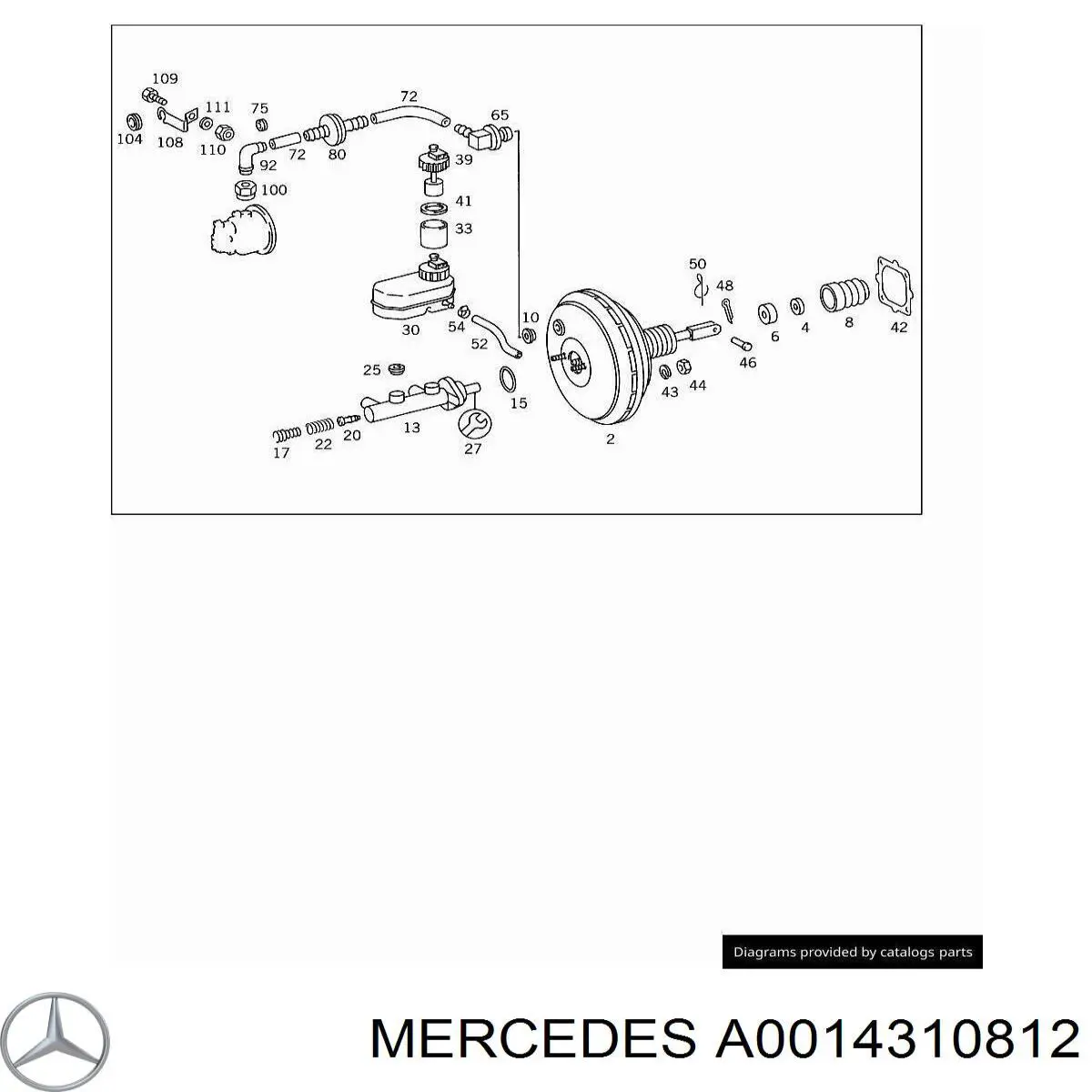  Mercedes A0014310812 preço, a partir de  USD