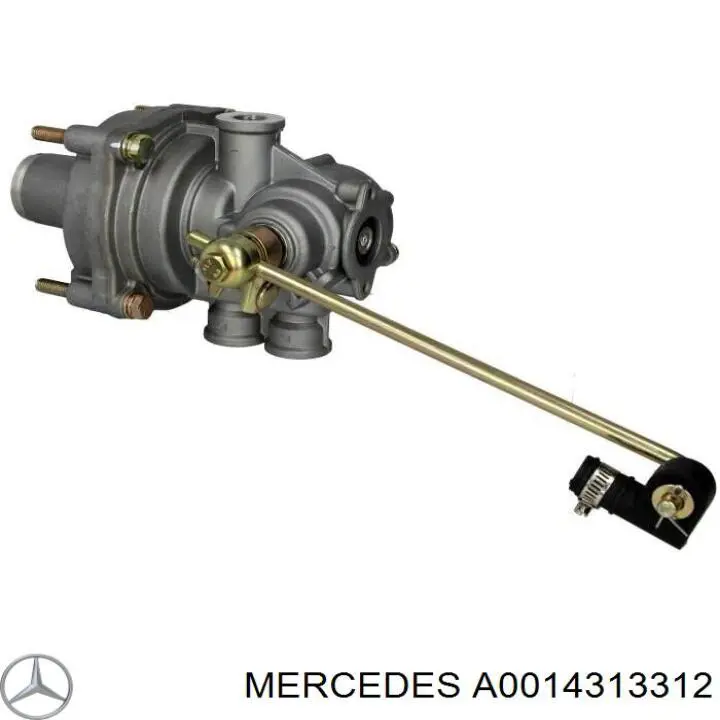 Compre A0014313312 Mercedes Regulador de pressão dos freios (regulador das forças de frenagem)
