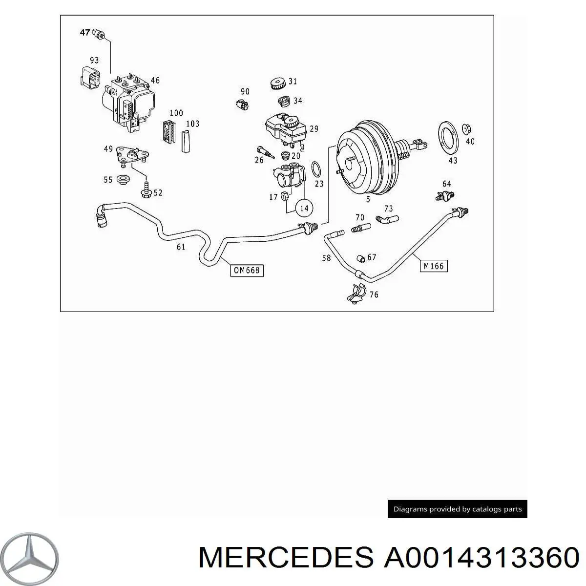Compre A001431316064 Mercedes 