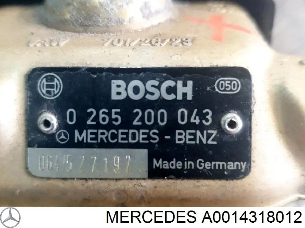 Compre A0014318012 Mercedes Unidade hidráulico de controlo ABS
