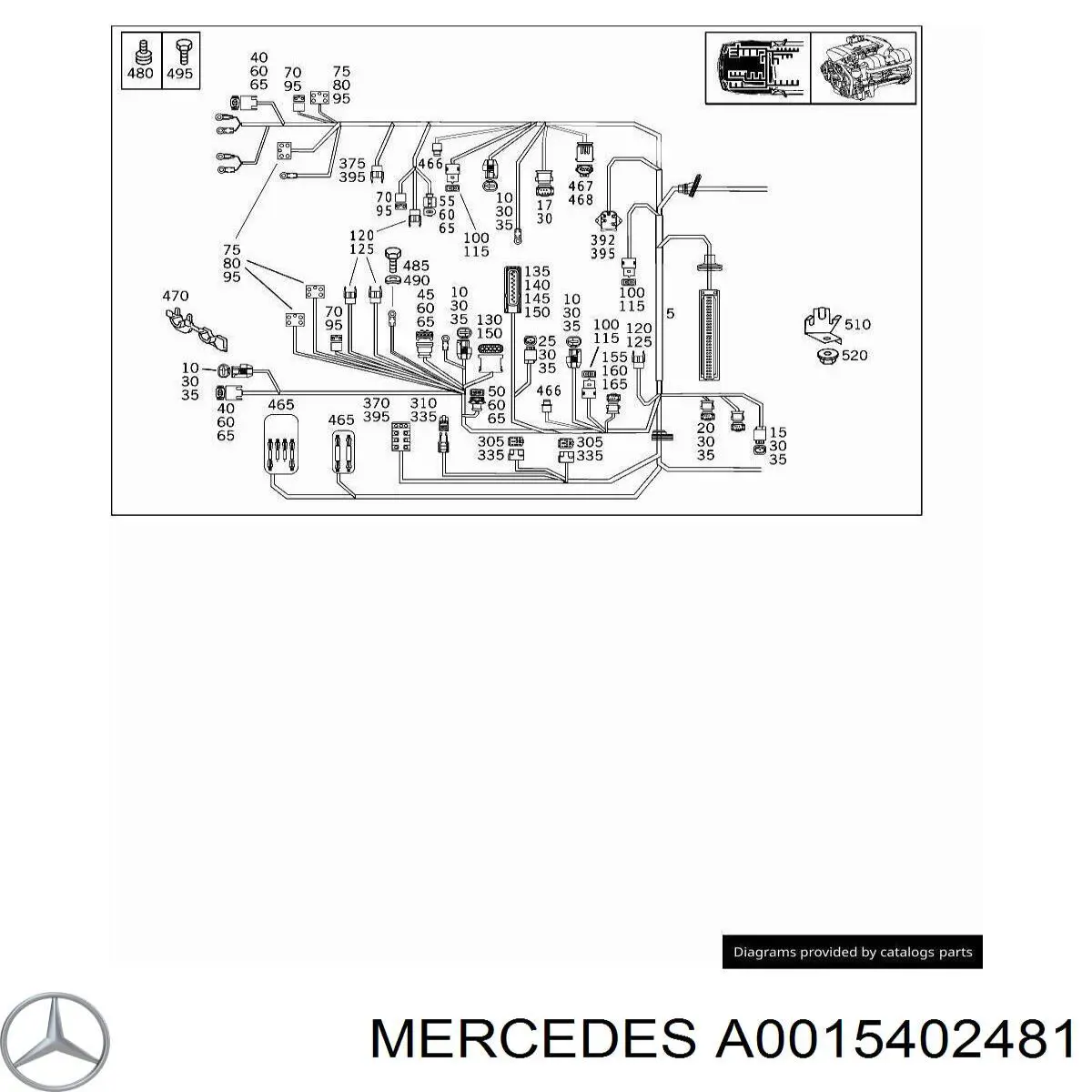 A0015402481 Mercedes 