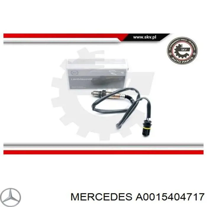 Compre A0015404717 Mercedes Sonda lambda, sensor direito de oxigênio até o catalisador