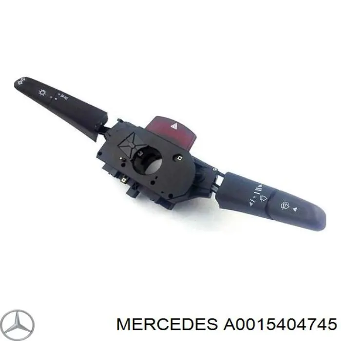 A0015404745 Mercedes Comutador instalado na coluna da direção, montado
