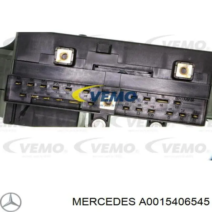 A0015406545 Mercedes Comutador instalado na coluna da direção, montado