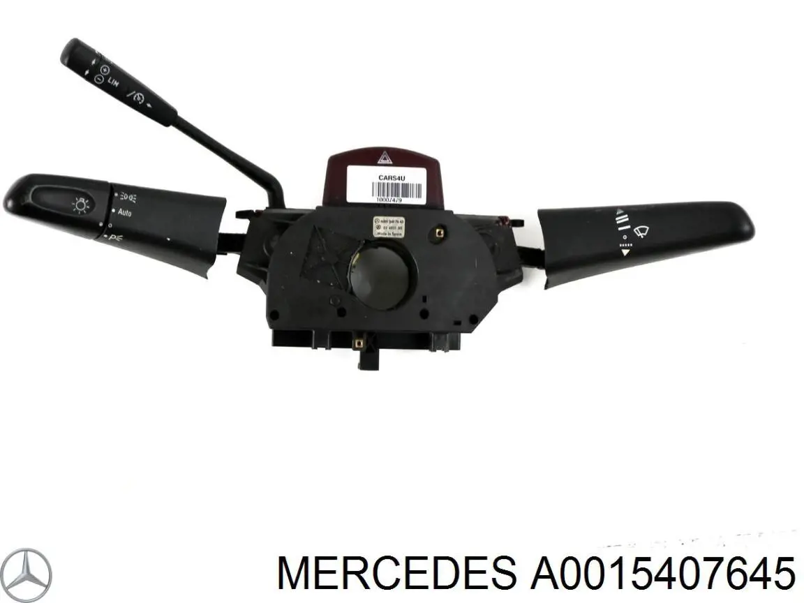 A0015407645 Mercedes Comutador instalado na coluna da direção, montado