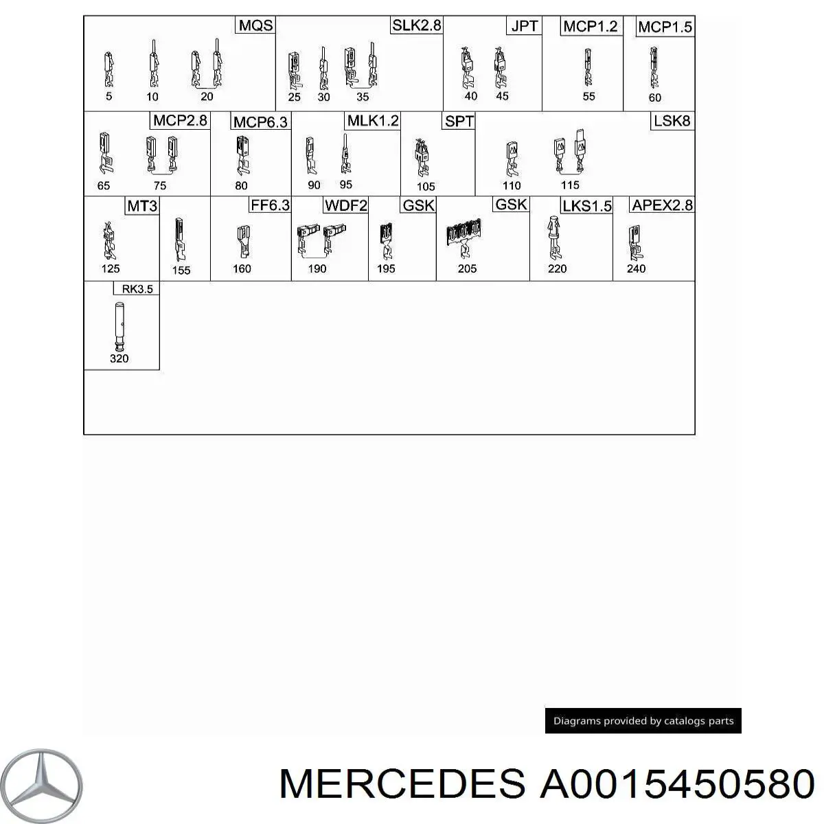  Mercedes A0015450580 preço, a partir de 8,31 USD