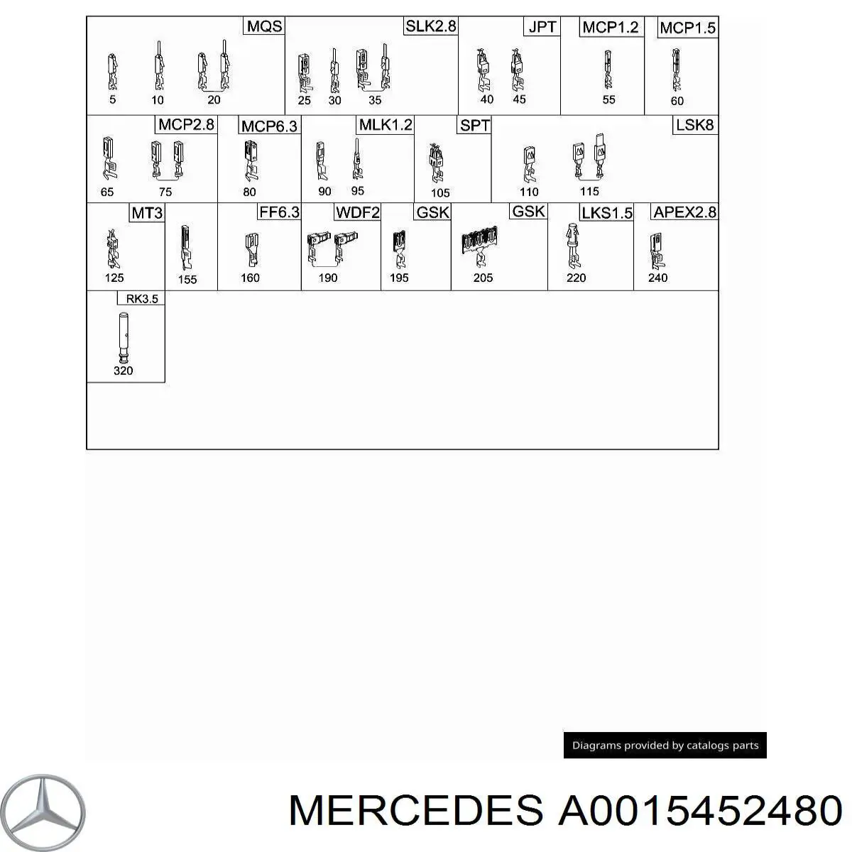  Mercedes A0015452480 preço, a partir de 1,18 USD