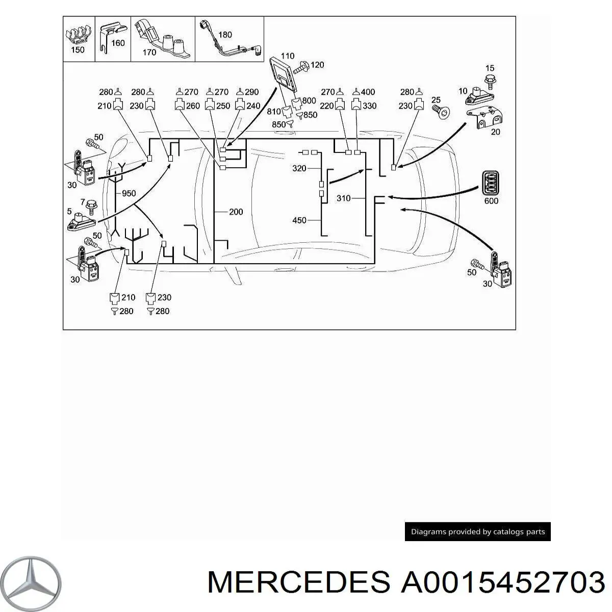  Mercedes A0015452703 preço, a partir de 8,06 USD