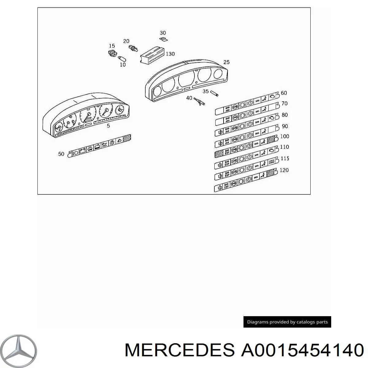 A0015454140 Mercedes 