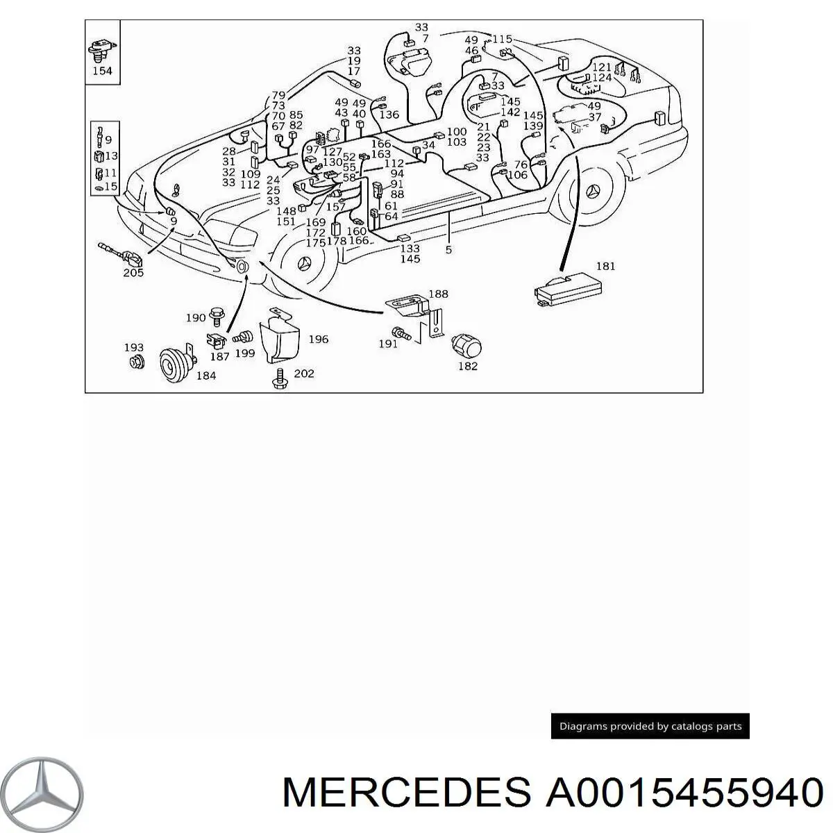  Mercedes A0015455940 preço, a partir de 7,89 USD