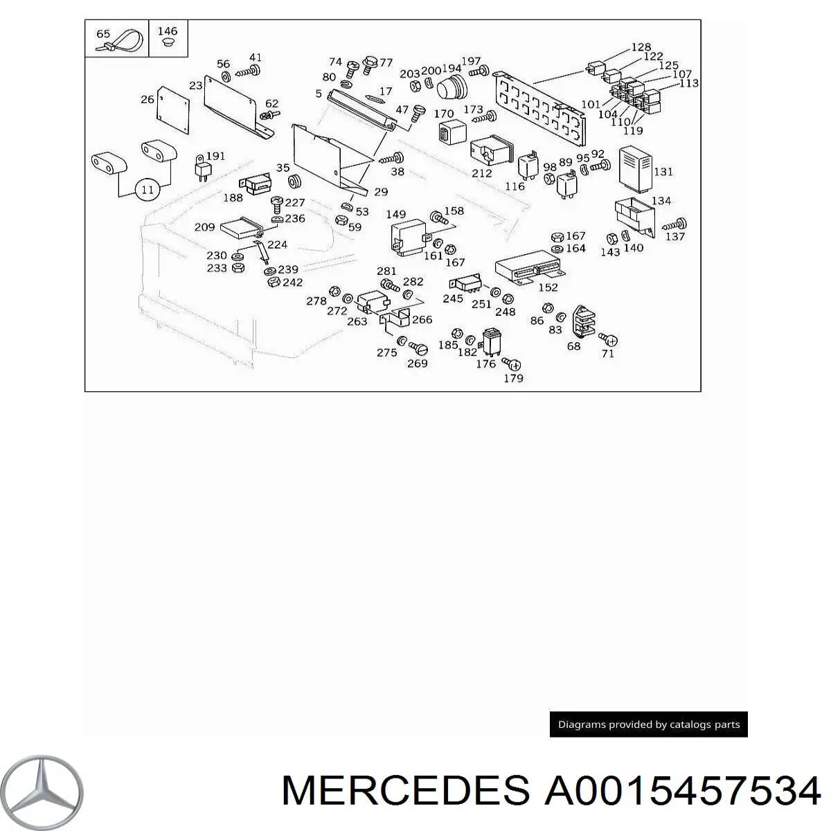  Mercedes A0015457534 preço, a partir de 4,83 USD