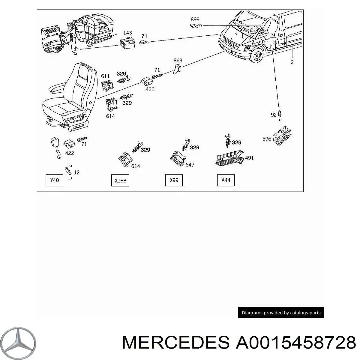  Mercedes A0015458728 preço, a partir de 6,63 USD