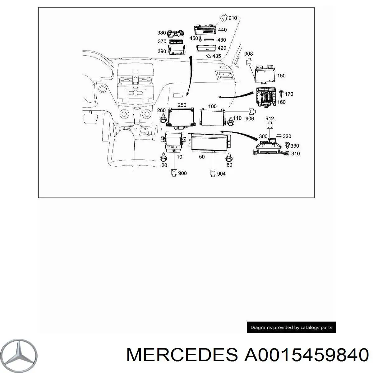 A0015459840 Mercedes 