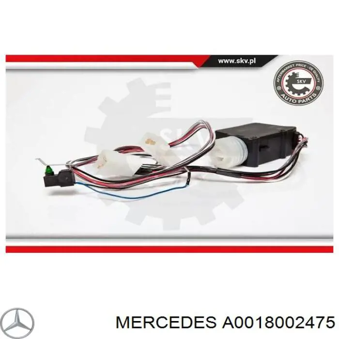 A0018002475 Mercedes Motor acionador de abertura/fechamento de porta-malas (de 3ª/5ª porta traseira)