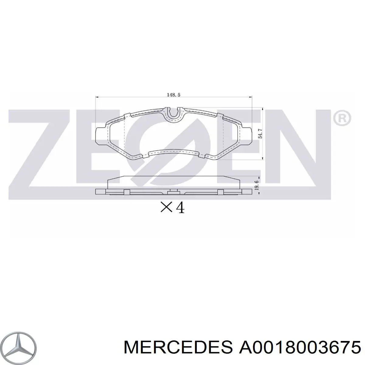 Compre A0018003675 Mercedes 