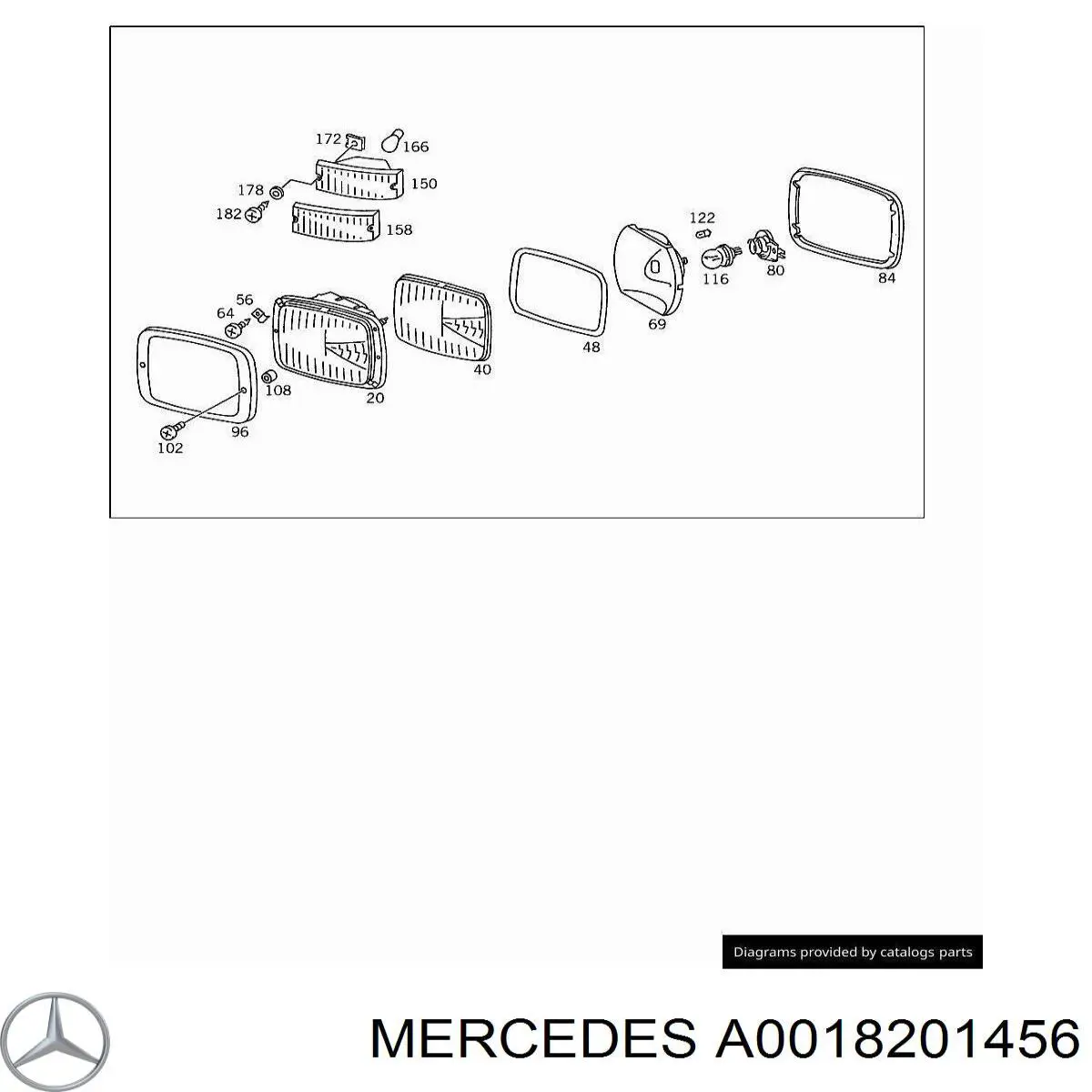Compre A0018201456 Mercedes 