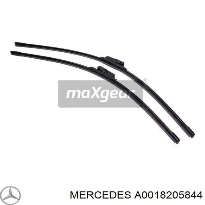 A0018205844 Mercedes Braço de limpa-pára-brisas do pára-brisas