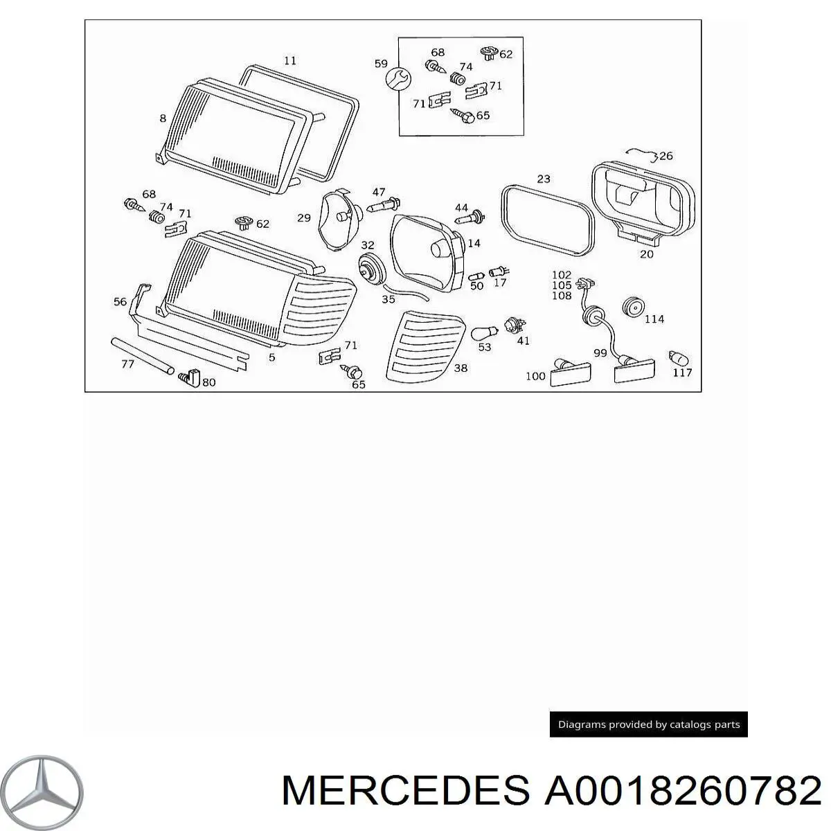 A0018260382 Mercedes 