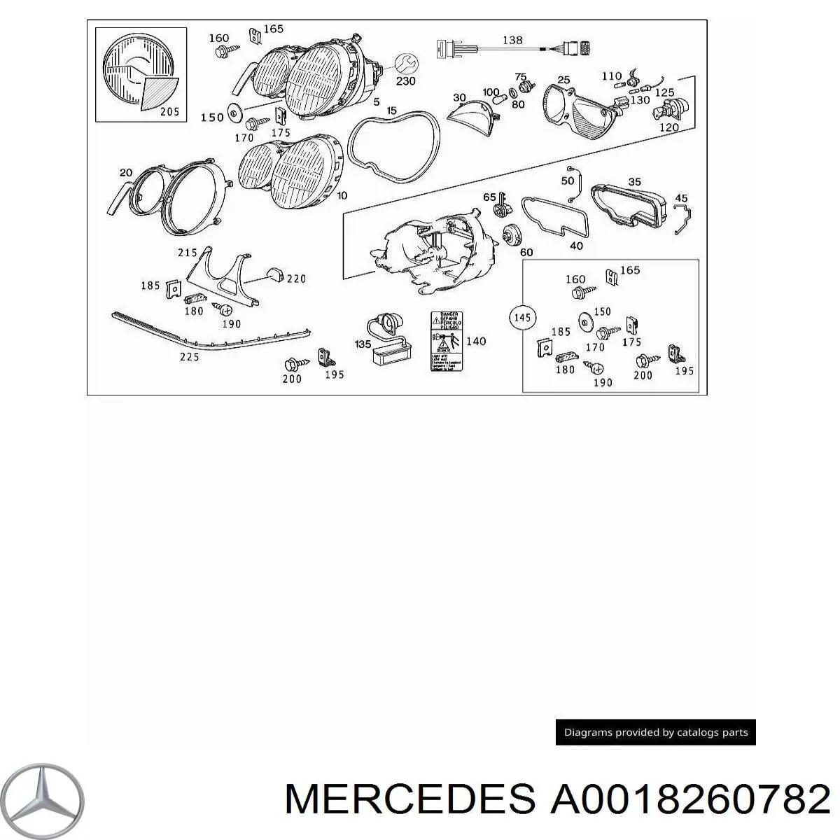  Mercedes A0018260382 preço, a partir de 5,30 USD