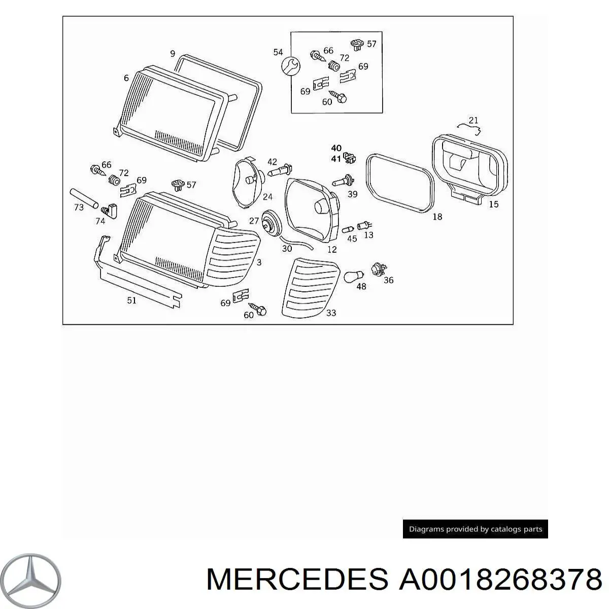 A0018268378 Mercedes 