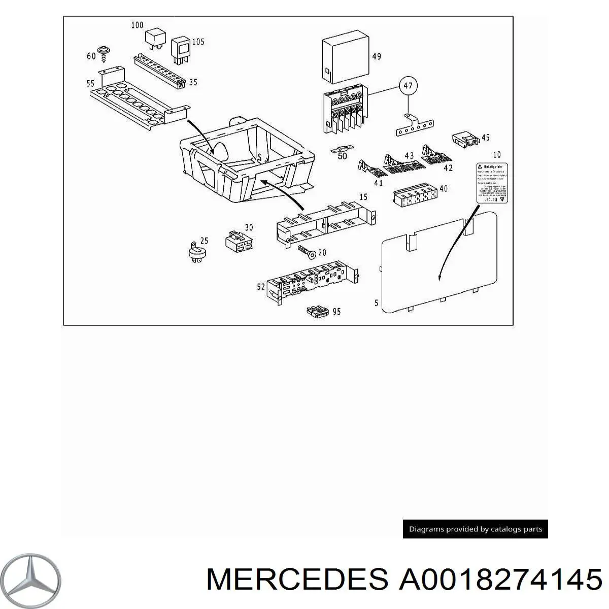 A0018274145 Mercedes 
