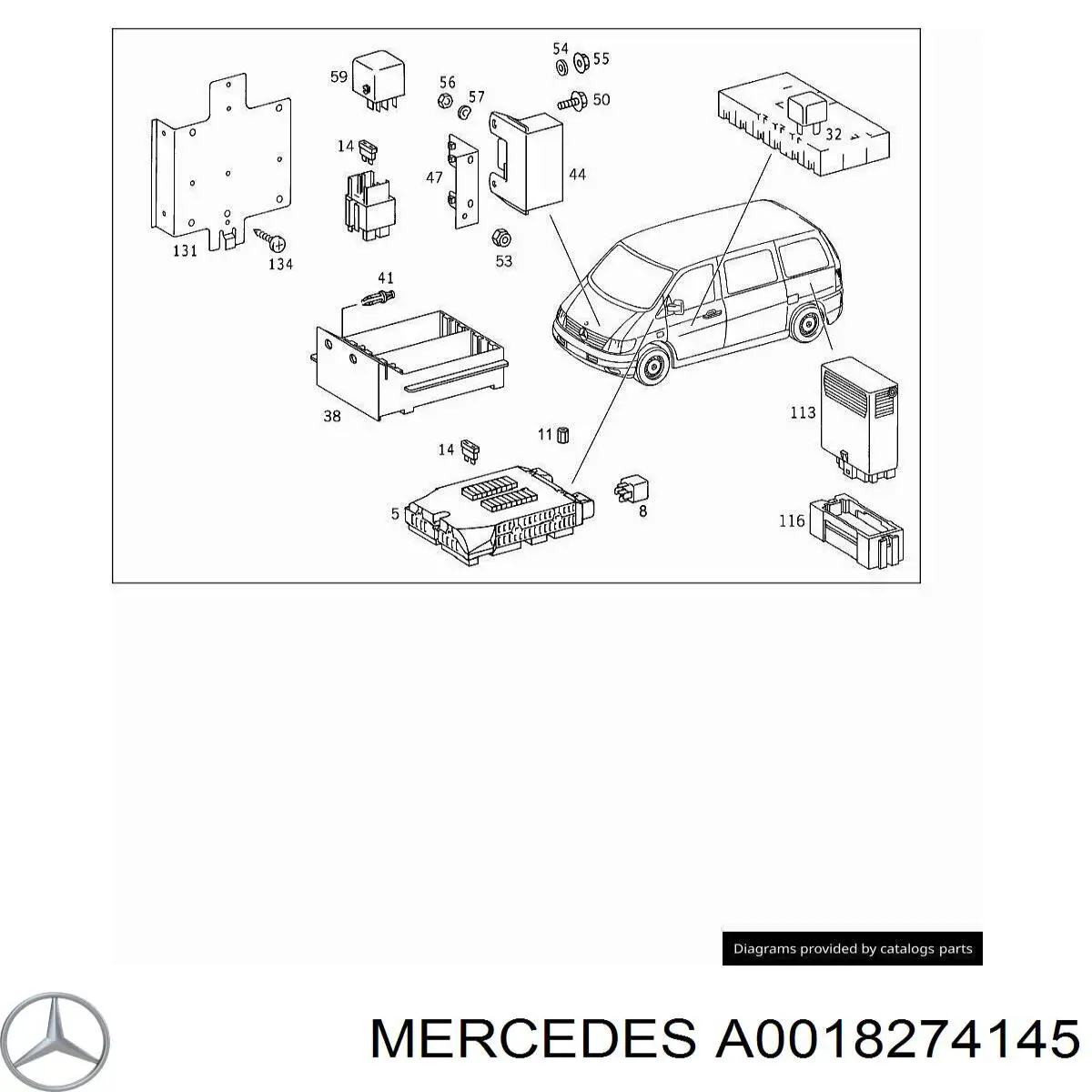 Mercedes A0018274145 preço, a partir de 153,94 USD