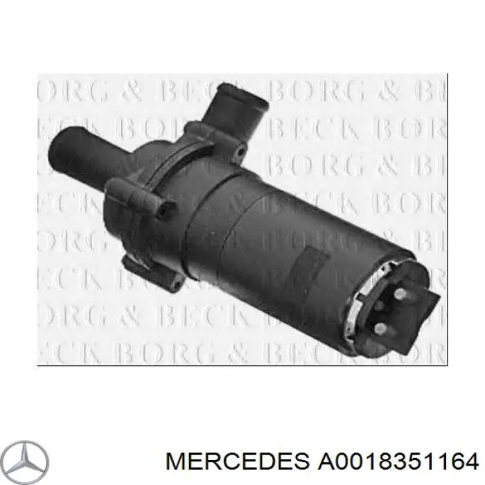 Compre A0018351164 Mercedes Bomba de água (bomba) de esfriamento, adicional elétrica