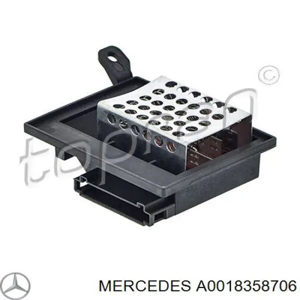 A0018358706 Mercedes Resistor (resistência) de ventilador de forno (de aquecedor de salão)