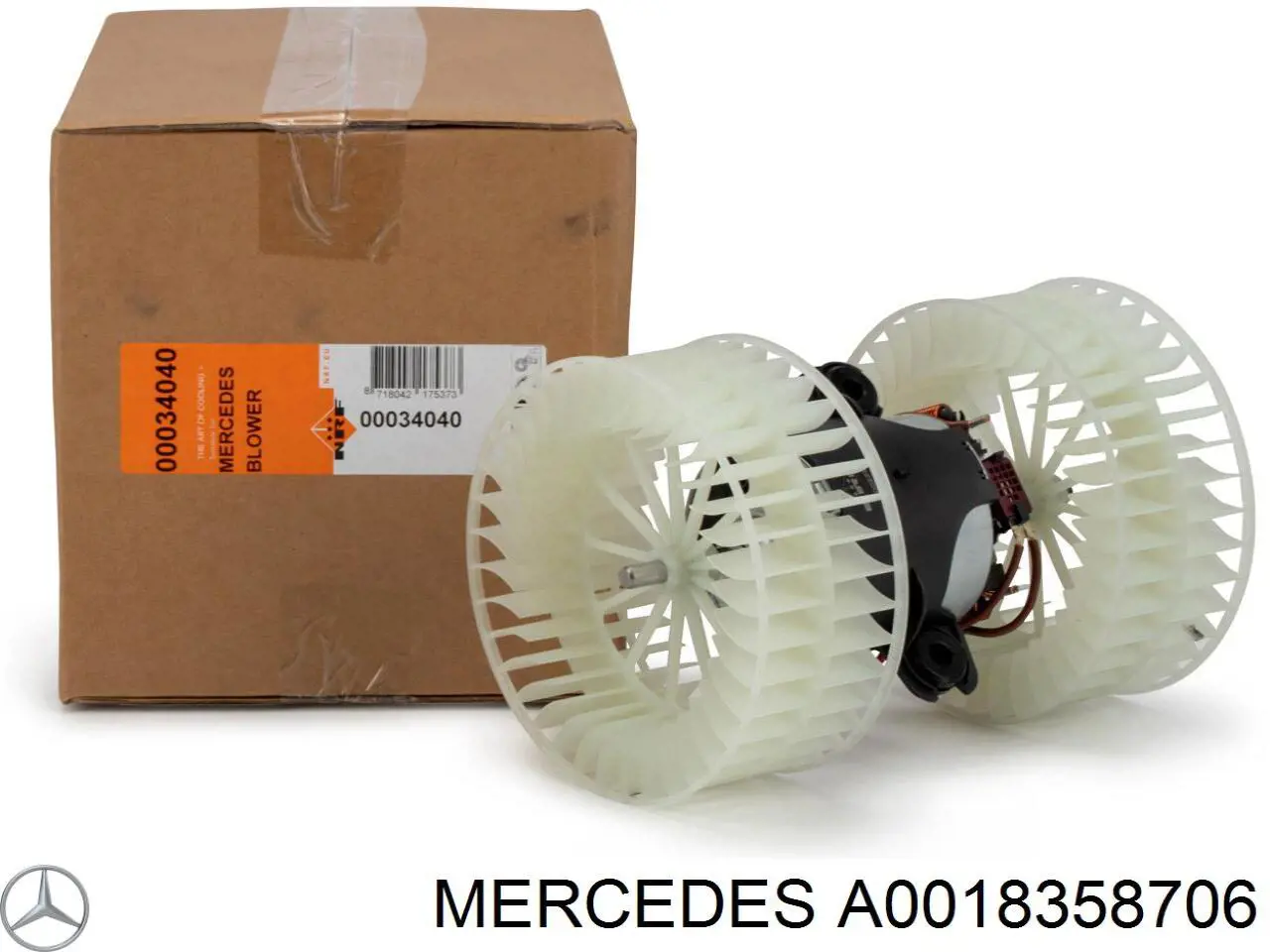 Compre A0018358706 Mercedes Resistor (resistência) de ventilador de forno (de aquecedor de salão)