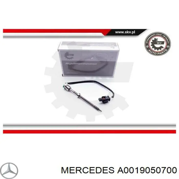 Sensor de temperatura dos gases de escape (GE), antes de filtro de partículas diesel Mercedes A0019050700 preço, a partir de 76,61 USD
